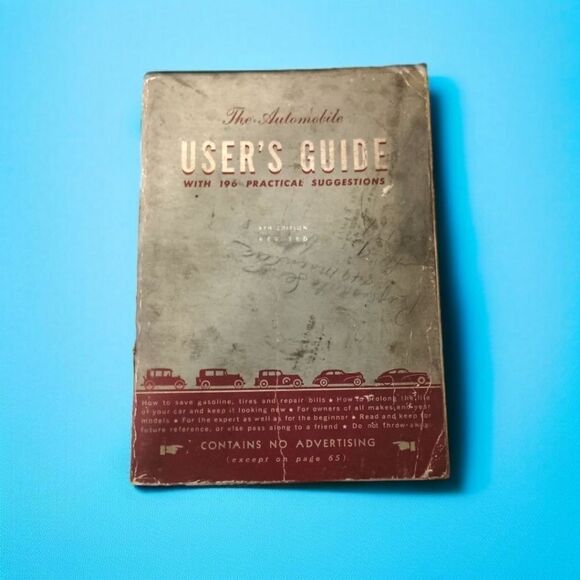 The Automobile User's Guide With 196 Practical Suggestions Booklet Vintage GM. - Picture 1 of 16